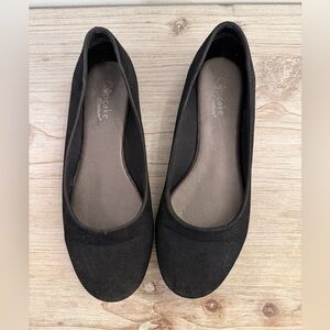Velvety Black Dress Shoes for Kids